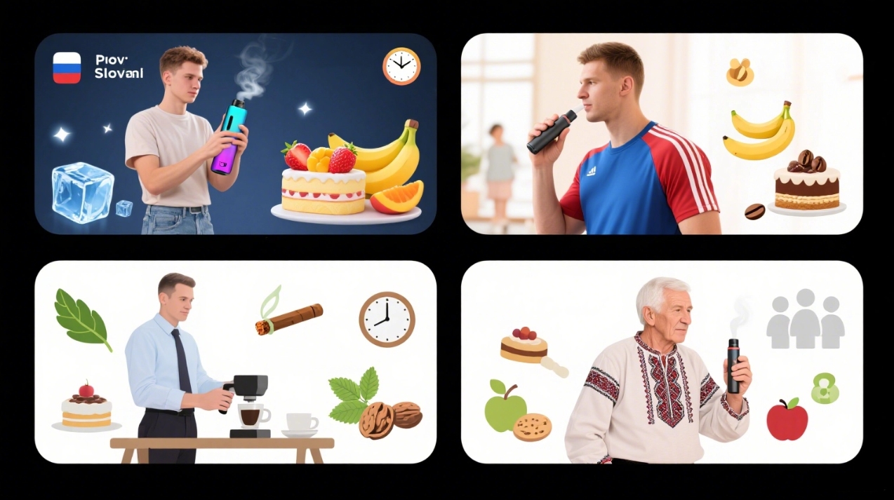 Vek a Chuť: Ako Generácie Dospelých Vnímajú E-cigarety