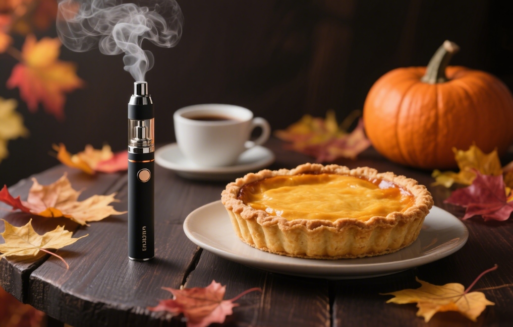 Tekvicový koláč v pare: Jesenné teplo ukryté v e-liquide pre milovníkov vapovania